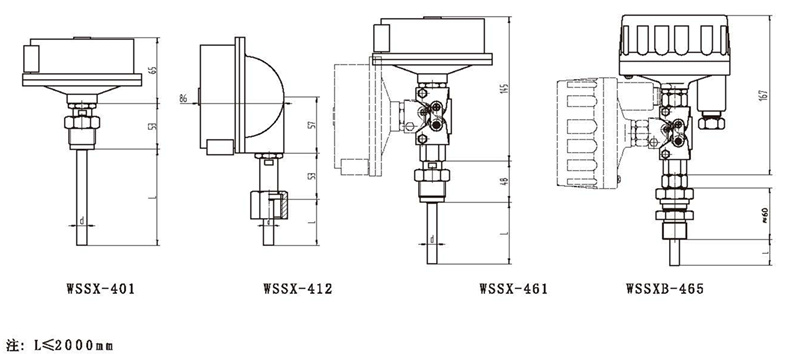 WSSX工業(yè)雙金屬溫度計(jì)（電接點(diǎn)型螺紋式）_http://m.aukj.cn_雙金屬溫度計(jì)_第3張